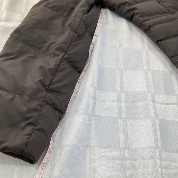 Esprit Women’s Quilted Zipper Front Brown Puffer Jacket Coat Size Us Small Warm! - Picture 7 of 12